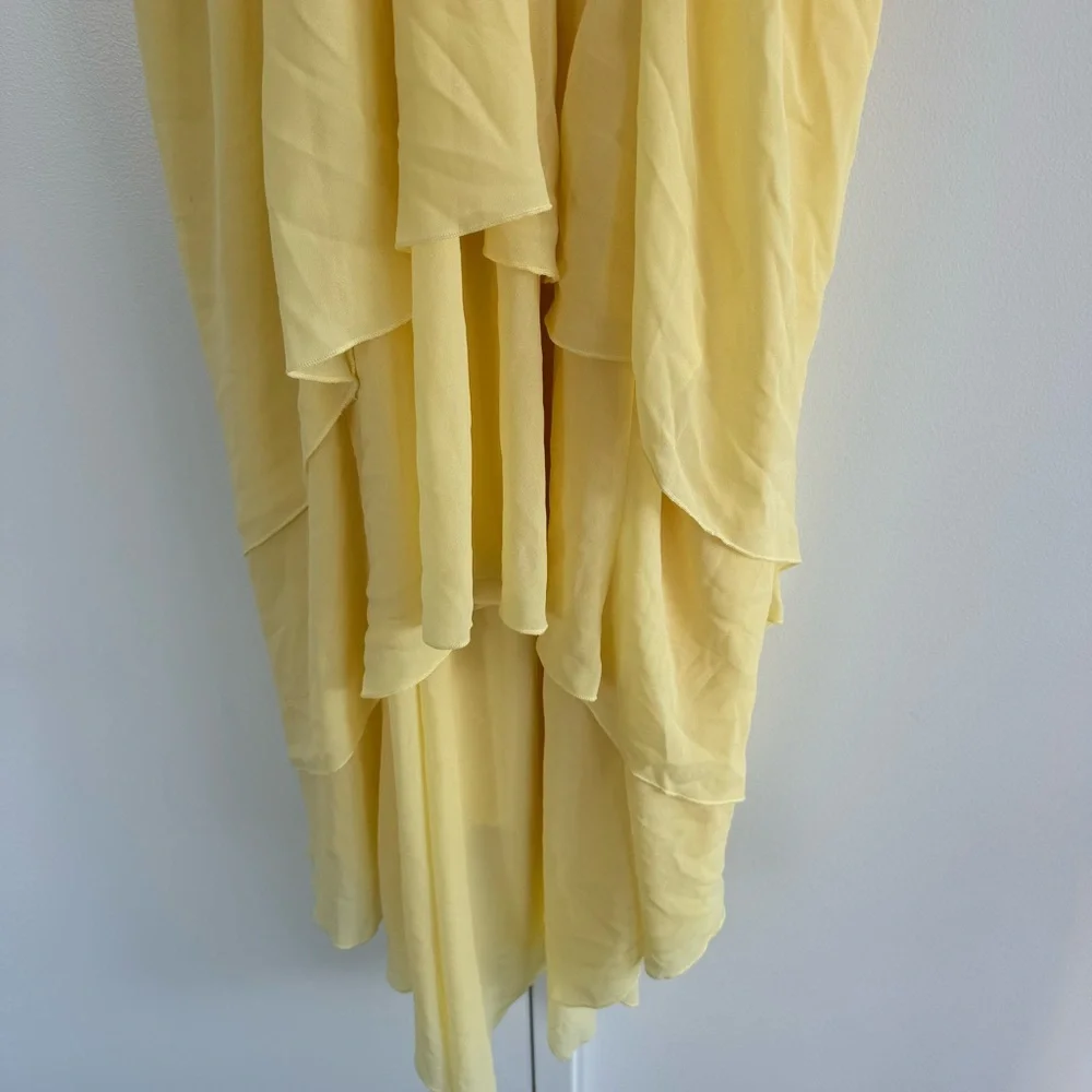 Lovers + Friends Pale Yellow Spaghetti Strap Midi Dress - Picture 7 of 7